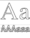 Uppercase Lowercase Set - Alphabet Pages