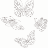 Butterflies - Animals Coloring Pages