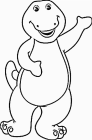 Barney - TV Shows Coloring  Pages