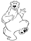 Bear Blue House - TV Shows Coloring  Pages